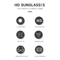 2 pcs Sports Cycling Windproof Sunglasses - UV Protection, Lightweight, Anti-Glare Design thumbnail