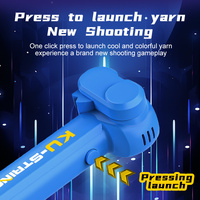 Dark blue 3-Meter Glow-in-the-Dark Rope Launcher Toy - Fun Stress Relief for All Ages thumbnail