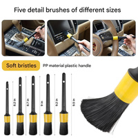 Car Cleaning Supplies - Complete Auto Detail Brush Set for Interior, Exterior, Wheels & Tires - Power Scrubber Drill Brush Kit Included thumbnail