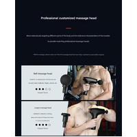 Black Fitness Muscle Relief Gun - Mini, Cold Pack, LED Display thumbnail