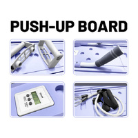 Pink Foldable Multi-Functional Abdominal Trainer - Home Workout Fitness Board thumbnail