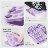 Purple Leg and Calf Stretching Board - Adjustable Yoga and Fitness Stretching Tool for Women thumbnail