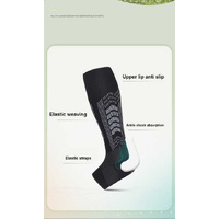 Size M 1 Pair Black  Compression Calf Sleeves for Sports – Adjustable Support for Running, Soccer, Hiking & More thumbnail