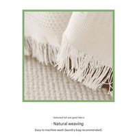 180*260CM Light Brown Premium Polyester Sofa Throw Blanket, Multi-Seasonal Use, Sofa Protector thumbnail