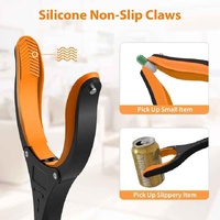 Blue Foldable Grabber Tool with Silicone Non-Slip Claws - Ideal for Litter Picking, Outdoor Use, and Household Cleaning thumbnail