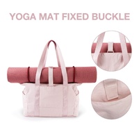 Grey Stylish and Practical Water-Resistant Tote Bag for Daily Use & Yoga - Spacious with Convenient Compartments thumbnail