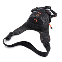 Dark Green Rugged Polyester Waist Pack - Stylish, Multi-Compartment Crossbody Bag for Outdoor Adventures thumbnail