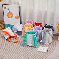 Grey Adorable Easter Bunny Ear Tote Bag - Stylish Rabbit-Themed Candy Bag thumbnail