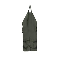 Green And Brown Gardening Leg Apron - Oxford Fabric, Multi-Pocket, Extended Design, 118x45cm, 450g thumbnail