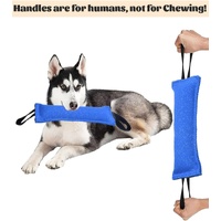 Red Durable 2-Pack Tug-of-War Dog Training Toy - Tear-Resistant, Safe & Interactive for All Breeds thumbnail