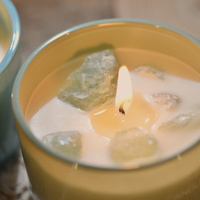 3 PCS (Gardenia)Macaron Crystal Stone Scented Candle - Aromatherapy Gift thumbnail