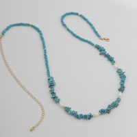 Blue 3-Piece Layered Waist Chain Set - Bohemian Style Body Accessories thumbnail
