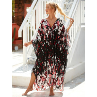 Style 8 Loose Fit Caftan Dress - Resort Style Beach Coverup for Women thumbnail