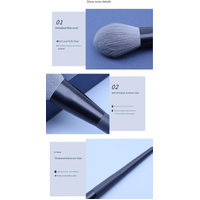 Brown Professional 12 Piece Makeup Brush Kit - Soft Synthetic Brushes for Face & Eyes thumbnail