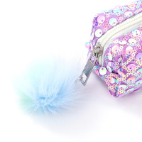 5-pcs Sequin Pencil Bag - Rainbow Glitter, Student Storage thumbnail