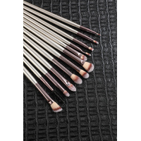 Beige 18-Piece Makeup Brush Set - Professional Synthetic Fiber Brushes with Wooden Handles for Flawless Beauty thumbnail