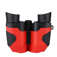 Red (matte finish) 10x22 Kids Binoculars - Multi-Color Compact High-Definition Telescope for Outdoor Adventures & Concerts thumbnail