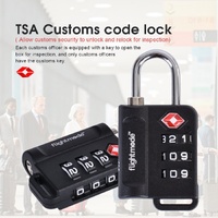 TSA Approved Travel 3 Dial Indicator Padlock thumbnail