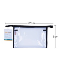 Waterproof PVC Clear Zippered Carry Pouch thumbnail