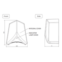 ADGE Hand Dryer 550W &1100W- Black thumbnail