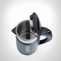 0.6L Stainless Steel Electric Kettle Black thumbnail