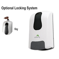 Manual Soap-Sanitiser Dispenser 1000ML - White thumbnail