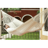 Outdoor undercover cotton Mayan Legacy hammock King size Marble thumbnail