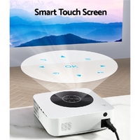Devanti Bluetooth Video Projector WIFI 1080P Home Theater HDMI Touch Screen thumbnail