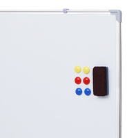 Magnetic Whiteboard 60x90cm Erase Board Marker Eraser Tray Home Office School thumbnail