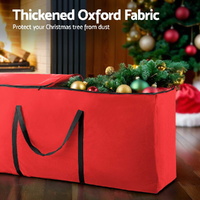 Jingle Jollys Christmas Tree Storage Bag Fits Up to 8ft Tree Xmas Bag Red thumbnail