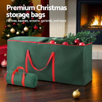 Jingle Jollys Christmas Tree Baubles Storage Bag Set Ornaments Container Box thumbnail