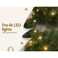 Jingle Jollys 1.8m Christmas Garland with LED lights Party Xmas Decorations thumbnail