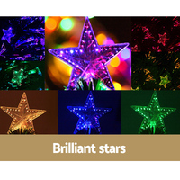 Jingle Jollys 1.2m Christmas Tree Optic Fibre LED Xmas tree Multi Colour thumbnail