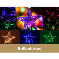 Jingle Jollys 2.4m Christmas Tree Optic Fibre LED Xmas tree Multi Colour thumbnail