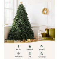 Jingle Jollys Christmas Tree 1.8m Green Xmas Tree Decorations 650 Tips thumbnail