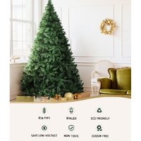 Jingle Jollys Christmas Tree 1.8m Xmas Tree Decorations 874 LED 8 Light Mode thumbnail