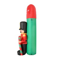 Jingle Jollys Christmas Inflatable Archwary Nutcracker 3M Illuminated Decorations thumbnail