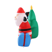 Jingle Jollys Christmas Inflatable Tree Snowman 2.7M Illuminated Decorations thumbnail