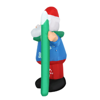 Jingle Jollys Christmas Inflatable Santa 1.6M Illuminated Decorations thumbnail