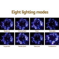 20M Christmas Lights Icicle Light 800 LED Blue White Decor Jingle Jollys thumbnail
