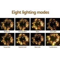 20M Christmas Lights Icicle Light 800 LED Warm White Decor Jingle Jollys thumbnail