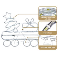 2.1M Christmas Lights 631 LED Train Motif Light Decorations Jingle Jollys thumbnail