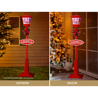 1.8M Christmas Lights Post Lamp LED Outdoor Decorations Jingle Jollys thumbnail