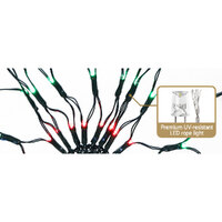 1.3M Christmas Lights 130 LED Snow Motif Light Decorations Jingle Jollys thumbnail