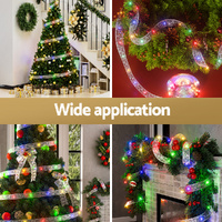 20M Christmas Lights Ribbon Fairy Light 200 LED Colored Jingle Jollys thumbnail