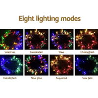 100M Christmas Lights String Fairy Light 500 LED Colourful Jingle Jollys thumbnail