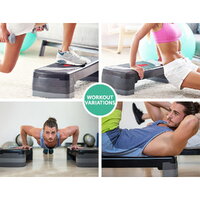 Everfit 3 Level Aerobic Step Exercise Stepper 78cm Gym Home Fitness thumbnail
