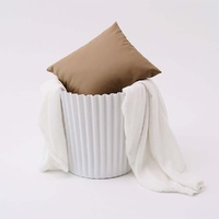 Artiss 2x Bar Stools Cupcake Plastic Foot Stool White thumbnail