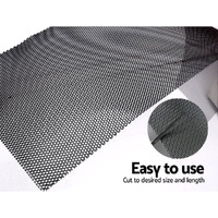 Gardeon Gutter Guard Aluminium Mesh 60M 100x20cm Black thumbnail