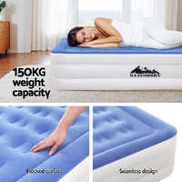 Weisshorn Air Mattress Single Inflatable Bed 46cm Cube Airbed thumbnail